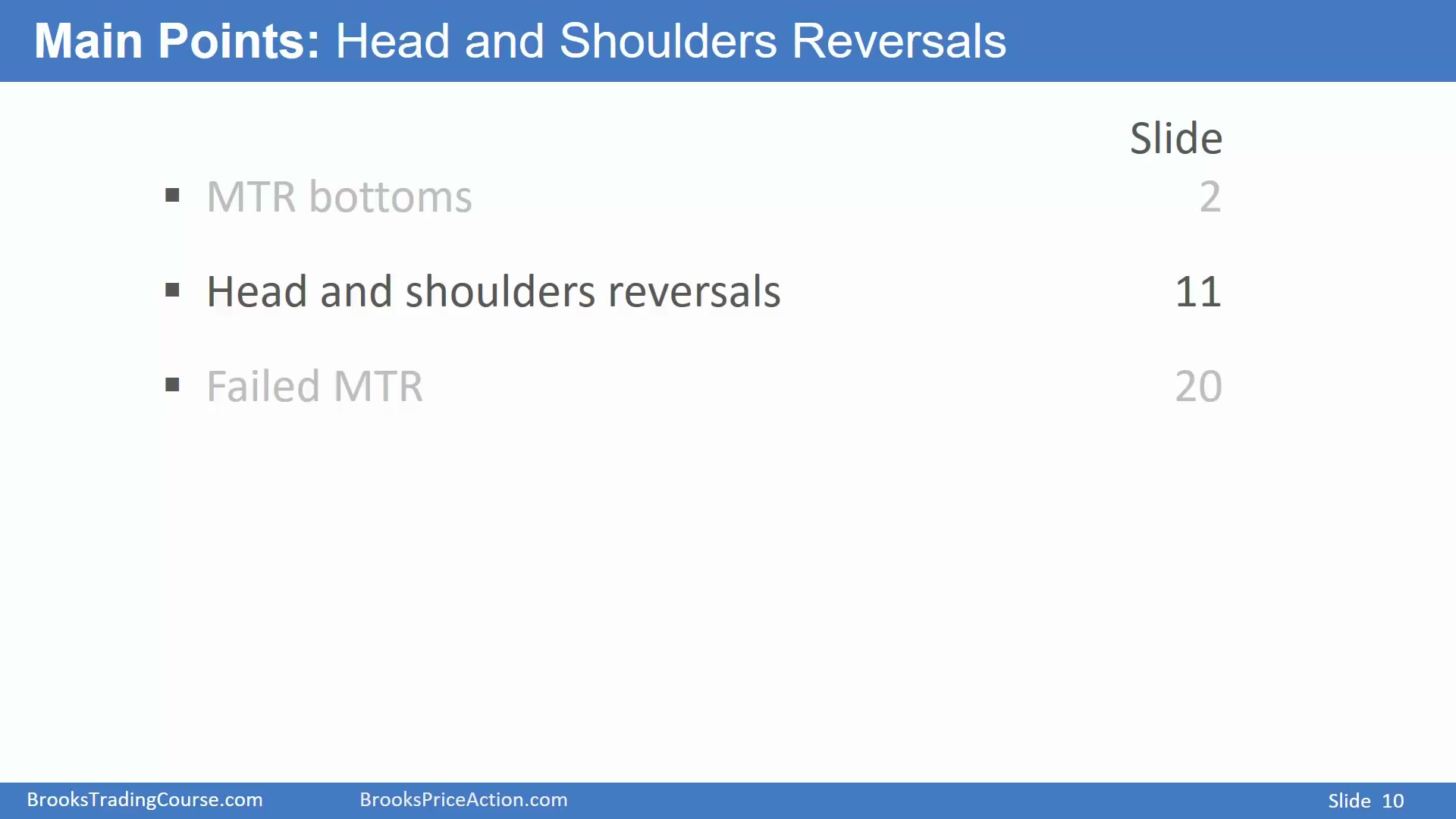 22D - Major Trend Reversals slide 010