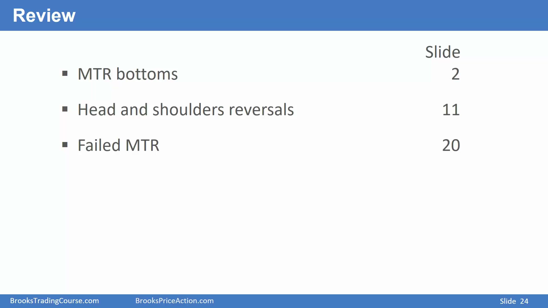 22D - Major Trend Reversals slide 024